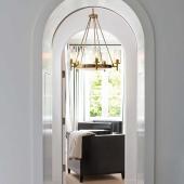lampa vilagitas fuggesztett kerek szegecselt rez patinazott acel klasszikus design idotlen uveg .jpg
